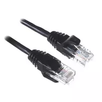 Alantec KKU5CZA1 tinklo kabelis, juodas, 1 m, Cat5e U/UTP (UTP)