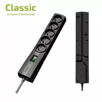Ilgiklis - Ever CLASSIC Juodas 5 AC Lizdai 250 V 1.5 m