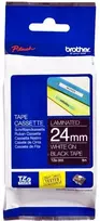 Brother | TZe-355 Laminated Tape | Baltas on Juodas | TZe | 8 m | 2.4 cm
