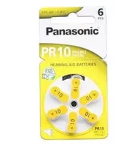 Panasonic elementai klausos aparatams Zinc-Air PR10H-LB