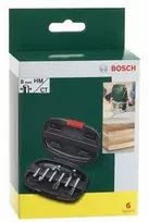 Bosch 6 dalių frezų komplektas, 8mm kotu