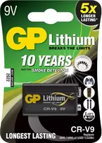 GP 9V CR-V9 6f22 baterijos 1 vnt.