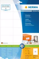 Herma Premium etiketės A4, baltas, popierius, 210 vnt (8634)