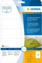 HERMA 8018 etiketė spausdinimui Permatomas Lipni spausdintuvo etiketė