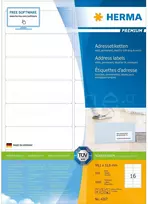 HERMA 4267 etiketė spausdinimui Balta Lipni spausdintuvo etiketė
