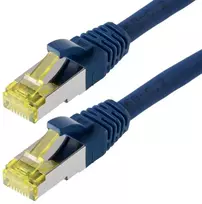„helos“ jungiamasis kabelis „Cat 6a S/FTP RJ45“, mėlynas, 15m, AWG26/7 LSZH GHMT