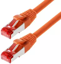 Verschiedene helos Patchkabel Cat 6 S/FTP RJ45 oranžinis 0,5m AWG27/7 LSZH GHMT