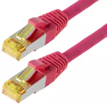 Helos pataisomasis kabelis S/FTP Cat 6a purpurinis 10,0m
