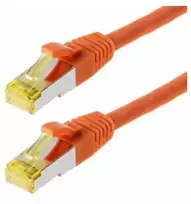 helos Patchkabel Cat 6a S/FTP RJ45 oranžinis 1m AWG26/7 LSZH GHMT