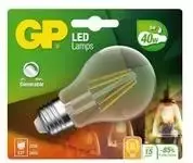 GP - LED lempa klasikinei kaitrinei srieginei gijai, E27, DIM, 5W (40W), 470lm