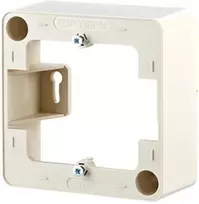 METZ CONNECT paviršiaus rėmas 85 x 85 x 35 mm - 1x, perlamutrinė balta
