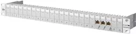 METZ CONNECT E-DAT modulis 24x8(8) 1U pataisų laukas Cat.6A, šviesiai pilkas