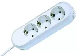 Bachmann lizdų juosta SMART 3 krypčių, balta 3,0 m, be jungiklio