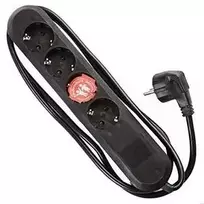 Bachmann lizdų juosta SMART 4 krypčių, juoda 1,5 m, be jungiklio