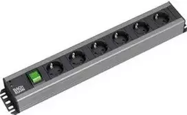 Bachmann 300.003 elektros tinklo ilgintuvas 2 m 6 AC išvestis(ys / čių) Vidaus Juoda