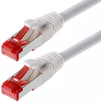 Helos pataisomasis kabelis S/FTP Cat 6 baltas 2,0m