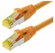 helos Patchkabel Cat 6a S/FTP RJ45 gelb 10m AWG26/7 LSZH GHMT