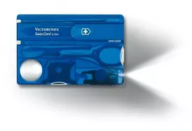 Victorinox SWISSCARD LITE mėlynas skaidrus
