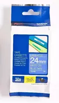 Brother | TZe-555 Laminated tape | Baltas On Mėlyna | TZe | 8 m | 2.4 cm