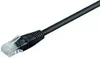 MicroConnect RJ-45 / RJ-45 kat.5E 15m Juoda (UTP515S)