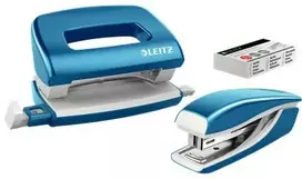 Stapler Leitz Plaktukas ir skylė mini WOW mėlyna 55612036