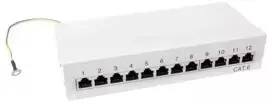 LogiLink Lankstinukas 12x RJ- 45 Cat.6 Pilka (NP0017A)