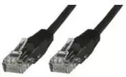 MicroConnect RJ-45 / RJ-45 kt.5E 15m Juoda (B-UTP515S)