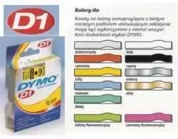 Dymo S0720730 (juoda geltona) D1 tipo juosta