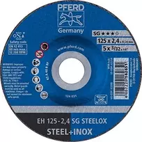 Nerūd. plieno pjovimo diskas PFERD EH 125x2,4mm A46 R SG-INOX