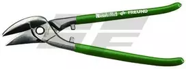 Freund Skardos kirpimo žirklės 260mm HRC 56, dešininės, išlenktos