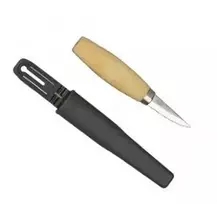 Medžio drožinėjimo peilis Morakniv® 120, tiesus, geležtė 60x2,7mm. Laminuotas plienas, beržinė rankena
