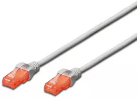 Assmann Electronic DIGITUS CAT 6 U-UTP patch kabelis Cu LSZH AWG 26/7 ilgio 7 m spalvotas pilkas