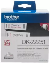 Brother BROLIS DK22251 62MM Juodas Raudonas