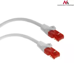Tinklo kabelis MACLEAN MCTV-303W Maclean MCTV-303W Patchcord UTP cat6 Cable plug-plug 3m baltas