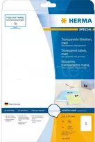 HERMA 4375 etiketė spausdinimui Permatomas Lipni spausdintuvo etiketė