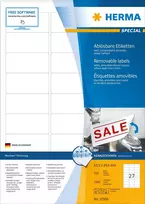 HERMA 10300 etiketė spausdinimui Balta Lipni spausdintuvo etiketė