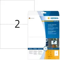HERMA 9535 etiketė spausdinimui Balta Lipni spausdintuvo etiketė
