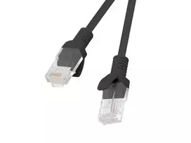 LANBERG PCU6-10CC-2000-BK Patchcord RJ45 kat. 6 UTP 20m kabeliai