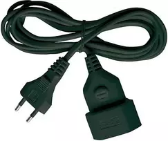 Brennenstuhl Ilgiklis, CEE 7/16 , IEC 60906-1, max 250V / 2.5A, 5m , Juodas 1161800 / DEL-118D