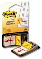 3M Lipnūs žymekliai Post-it Parašas, 25,4 x 43,2 mm, 50 lapelių