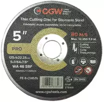 Metalo pjovimo diskas CGW 125x1x22,2 WA46 SBF T-1 INOX