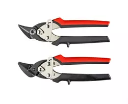 Freund Išlenktos skardos kirpimo žirklutės "MINI" 180mm HRC 61 (kairinės)