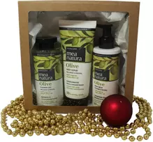 Kūno priežiūros rinkinys Farcom Mea Natura Olive 300x200ml