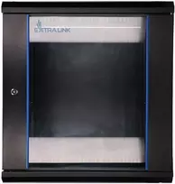 Extralink EX.7263-12U 600x450 Juoda | Spinta stovas | montuojamas ant sienos