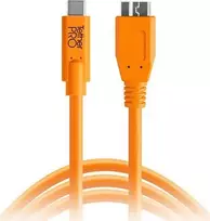 USB Laidas - Tether Tools Pro USB-C į USB 3.0 Micro-B 4.6m