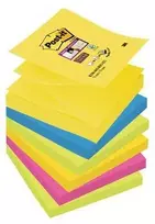 Lipnūs lapeliai 3M Post-it Super Sticky Rio, 76x76mm, 6 vnt./pak.