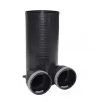 Difuzoriaus pajungimo dėžutė PA-125 - 125mm į 2x75mm. Plastikas