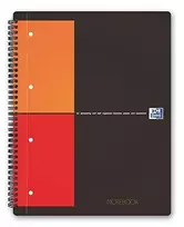 Sąsiuvinis su spirale OXFORD INTERNATIONAL NOTEBOOK, A4+, 80 lapų, langeliai