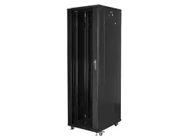 LANBERG FF01-6842-12B-KPL laisvai pastatomas stovas 19 išmontuojamas plokščias paketas 42U/600x800mm juodas