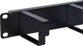 Extralink 1U kabelio laikiklis juodas